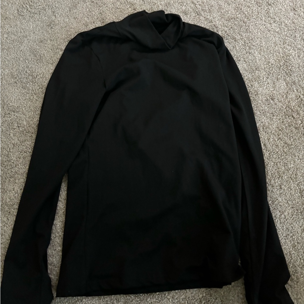 Black long sleeve turtle neck